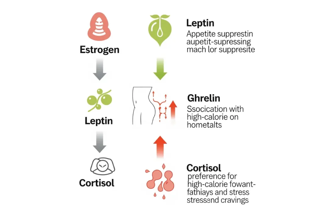 Hormonal changes affecting appetite during menopause