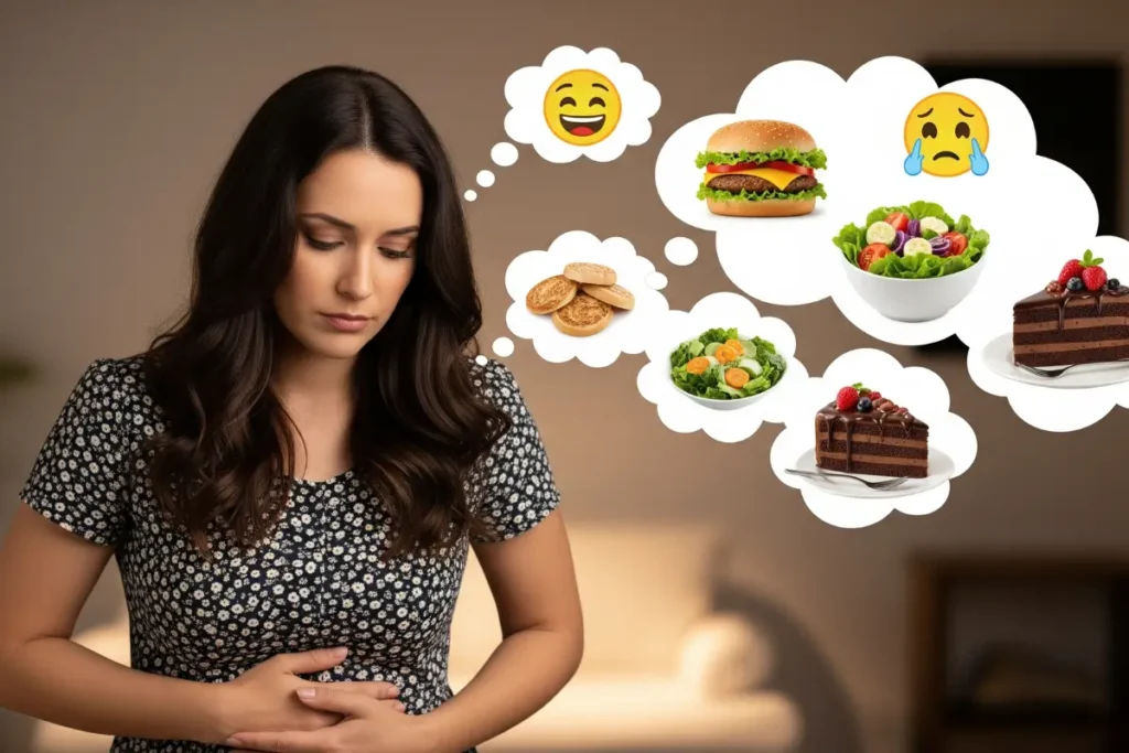 Mood changes and appetite loss in menopausal women