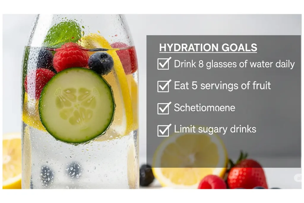Hydration tips to support appetite during menopause