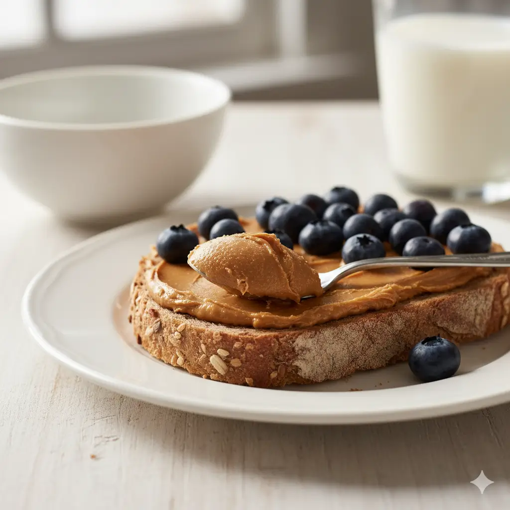 Peanut butter as a healthy fat option to boost metabolism after 40