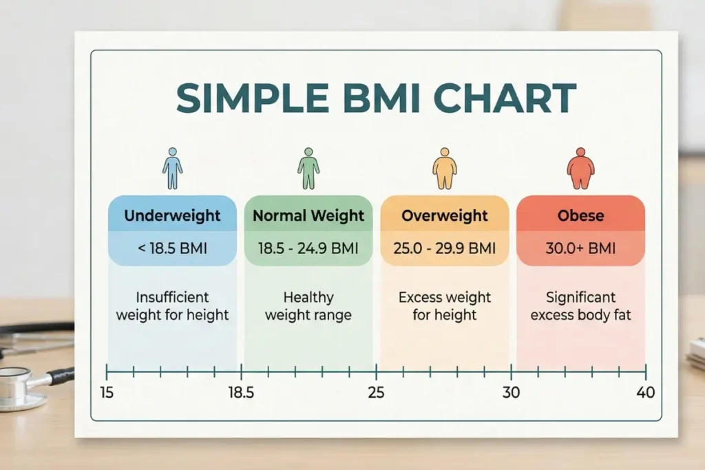Body mass index BMI categories related to menopause weight gain after 40