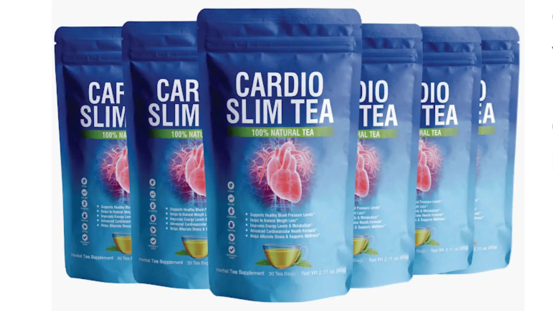 6 packs of cardio slim tea for review
